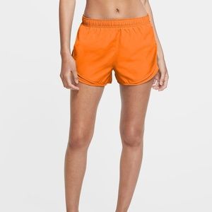 Nike Tempo Running Shorts in Orange